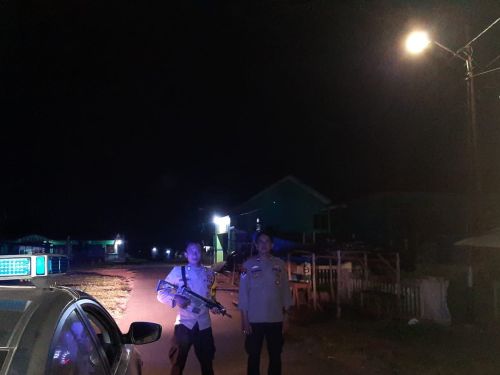 Cegah Kejahatan C3, Polsek Kedondong Intensifkan Patroli Malam Hari