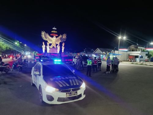 Polres Pesawaran Gelar Patroli Gabungan Skala Besar, Wujudkan Sinergi TNI-Polri dan Pol PP Jaga Keamanan Masyarakat