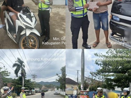 Jamin Kenyamanan Wisatawan, Satgas Preventif Polres Pesawaran Intensifkan Pengamanan Jalur Pantai dalam Ops Keselamatan Krakatau 2026