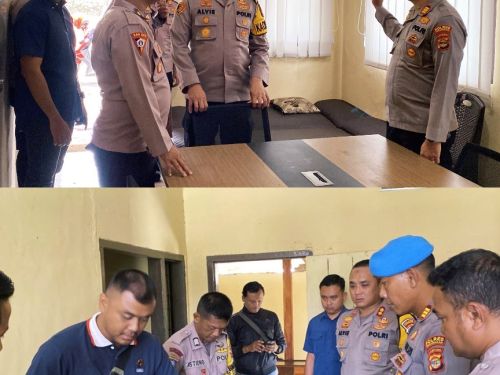 Pastikan Kesiapan Operasional dan Keamanan, Kapolres Pesawaran Sidak Subsektor Negeri Katon serta Polsek Tegineneng