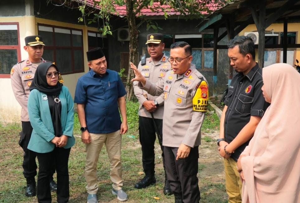 Kapolda Lampung Cek Langsung Kelengkapan Gudang Logistik Milik KPU Tulang Bawang