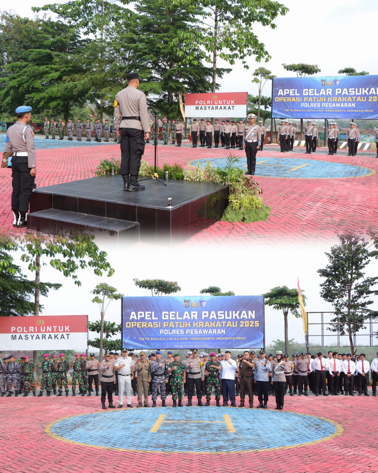 Polres Pesawaran Gelar Apel Pasukan Operasi Patuh Krakatau 2025, Tekankan Disiplin Lalu Lintas Demi Keselamatan Bersama
